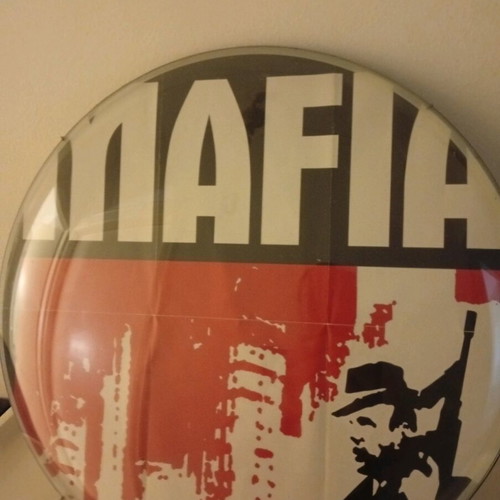 Mafia poster used in circular frame 35 cm