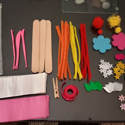 Large Craft Materials Set for Kids New