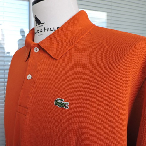Lacoste Devanlay men's polo shirt XL orange cotton piqué