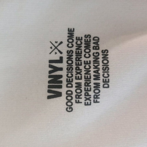 Vinyl cardigans white and blue S like new, 2 pieces with fleece