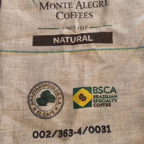 Coffee sack bag Brazil used