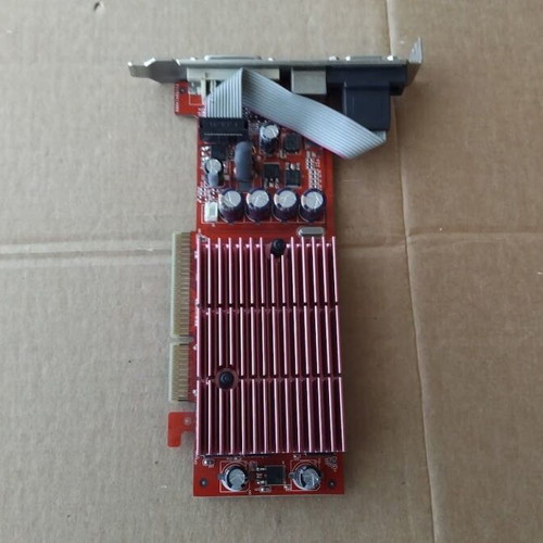 NVidia GeForce Gainward 6200 256MB DDR 64bit AGP graphics card used