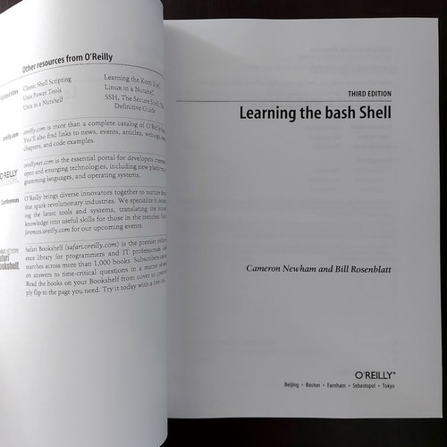 Learning the bash shell 3rd Edition new book