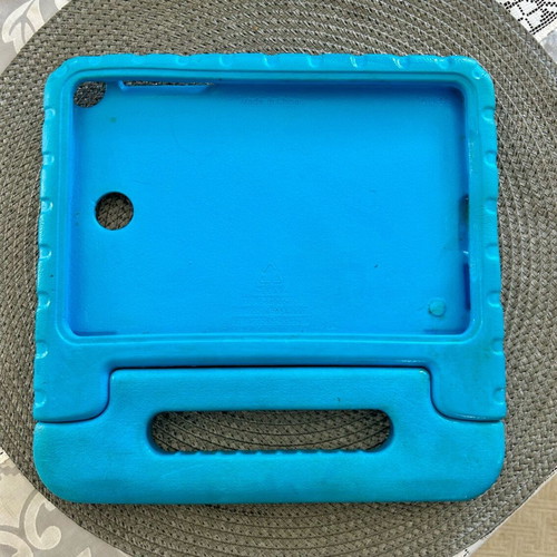 MOKO 7-inch Tablet Silicone Case used, blue protective cover