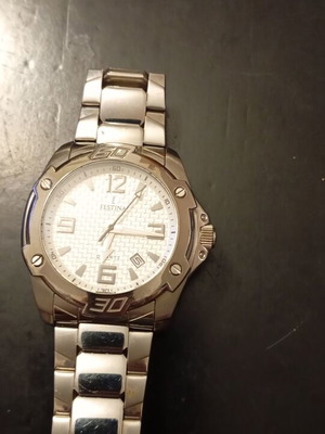 Festina ρολόι χειρός ανδρικό ασημί σαν καινούργιο