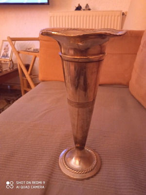 Antique decorative alpaca vase used