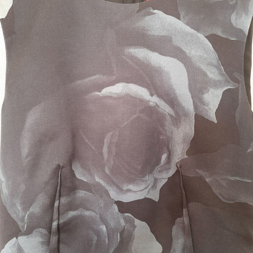 Lanvin midi dress like new, gray and blue