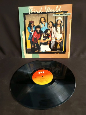 Third World All The Way Strong vinyl used, rock
