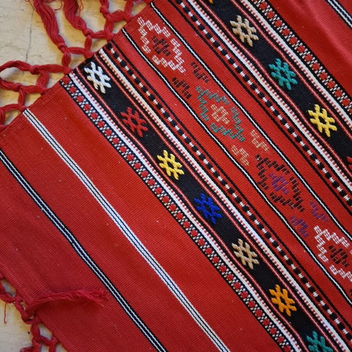 Vintage set of 8 traditional woven linens Arta Brașov