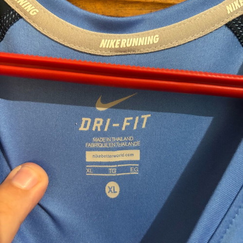 Nike Running Dri-Fit shirt XL used, multicolor