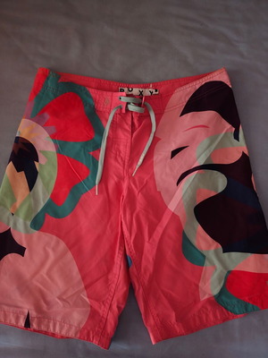 Roxy women's colorful bermuda shorts, size M