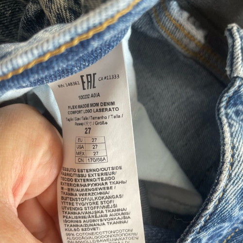 Pinko high-rise mid jeans new, elastic waistband with logo
