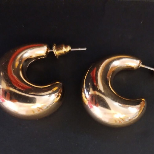 Chunky Teardrop Earrings Stradivarius new, gold color