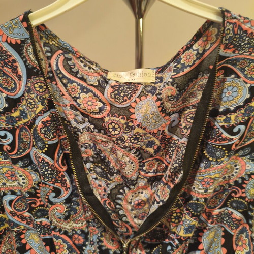 Summer long airy dress size S like new, colorful