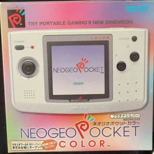 Neo Geo Pocket Color Blue Japan used, boxed, tear in box