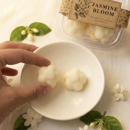 Handmade Wax Melts Jasmine Floral Luxury Home Fragrance 50gr new