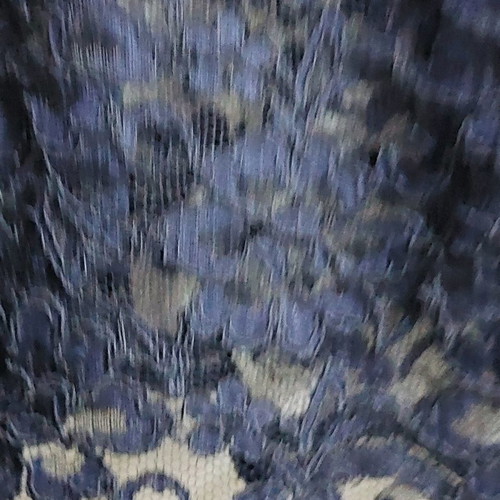 Luxury lace cardigan, for bulky, 3XL, size 58, length 85cm, dark blue, long sleeve