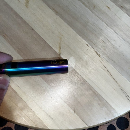 Aspire personal e-cigarette used, iridescent