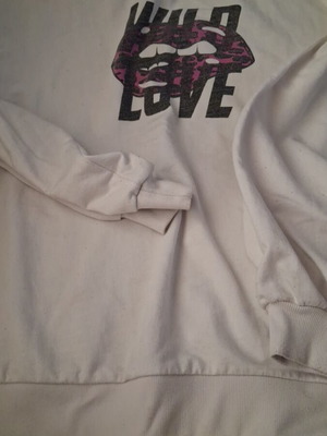 Tally Weijl sweatshirt like new, oversized fit, white