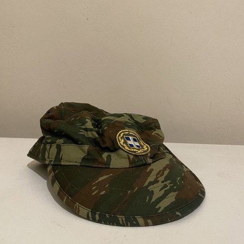 Greek Army Camouflage Jockey Cap like new