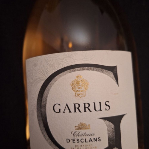 Garrus Château d’Esclans rosé wine new 750ml