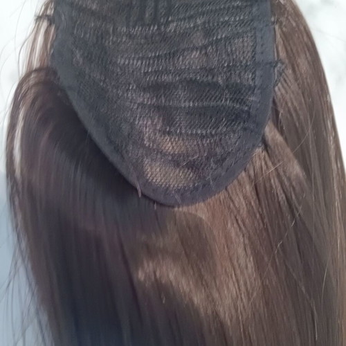 Hair tresses brown like new, set of 2 with case