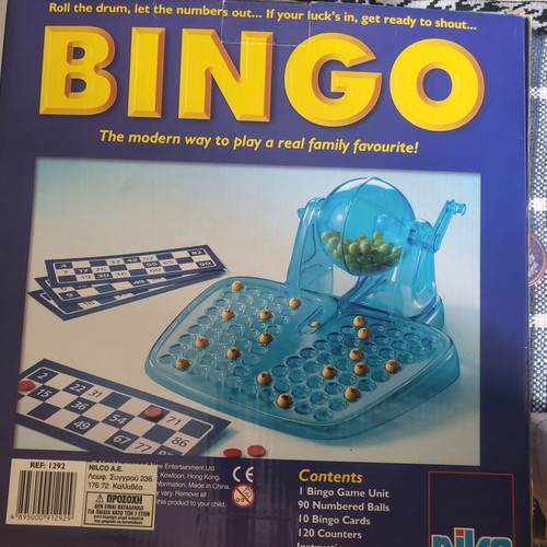 Bingo game like new, the legendary 90s board game