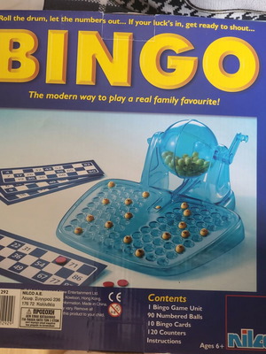 Bingo game like new, the legendary 90s board game