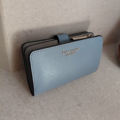 Kate Spade wallet new, turquoise with multiple card slots