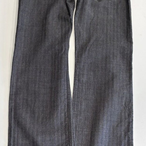 Diesel Flared Grey Striped Jeans Size 33 Like New