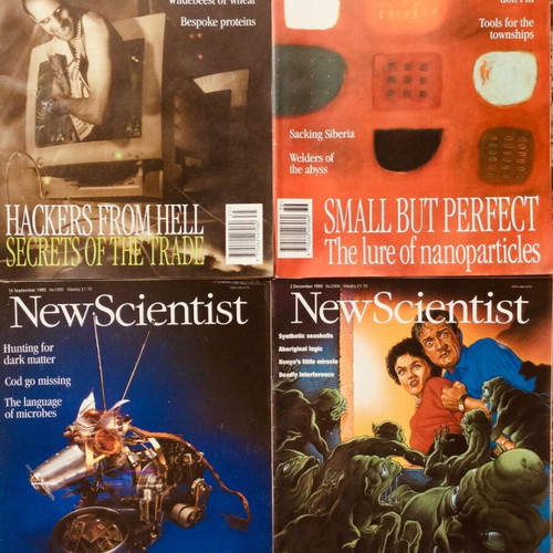 New Scientist magazine used, pack of 11 issues