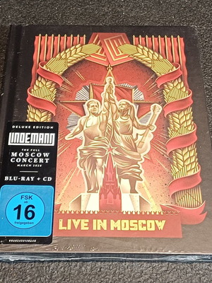 Lindemann Live In Moscow Blu-ray и CD Нов Deluxe Edition Digibook 2021