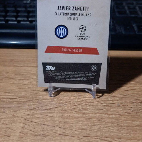 Topps Chrome UCC 2025-26 Last Dance Javier Zanetti card new