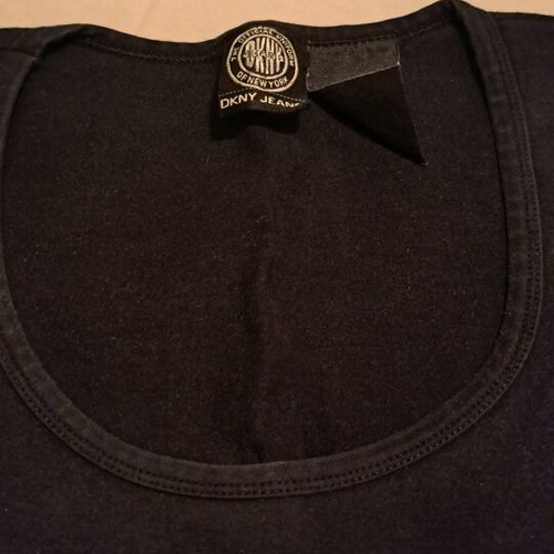 DKNY long sleeve blouse used, black, size S