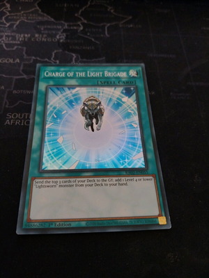 Charge of the Light Brigade Yu-Gi-Oh! card like new