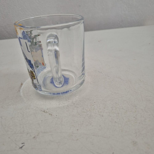 Glass Mug "Koryschades" Evia Greece Souvenir New
