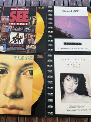 Cd Video Rock Pop πακέτο 13 μεταχειρισμένων, μορφή PAL
