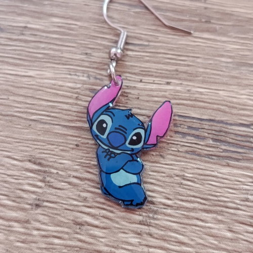 Lilo and Stitch earrings handmade, new