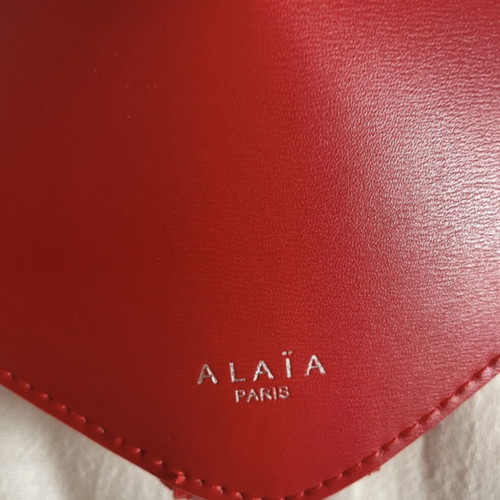 Alaia heart bag used, crossbody, red
