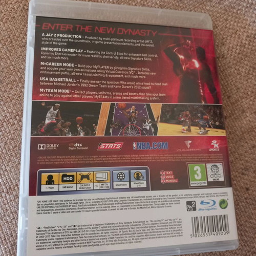 PS3 NBA 2K13 used, good condition