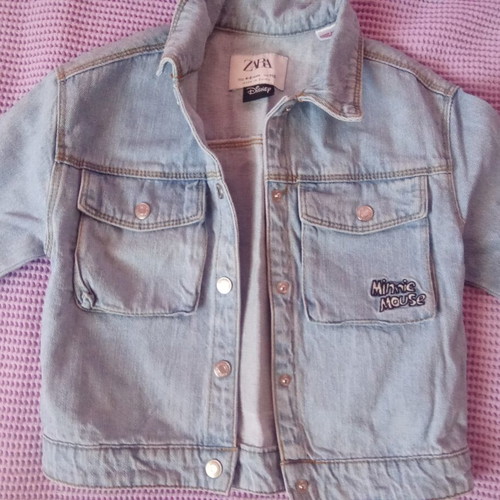 Zara Minnie denim jacket for 4-5 years old