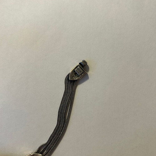 Silver and gold bracelet like new 925 and 22k