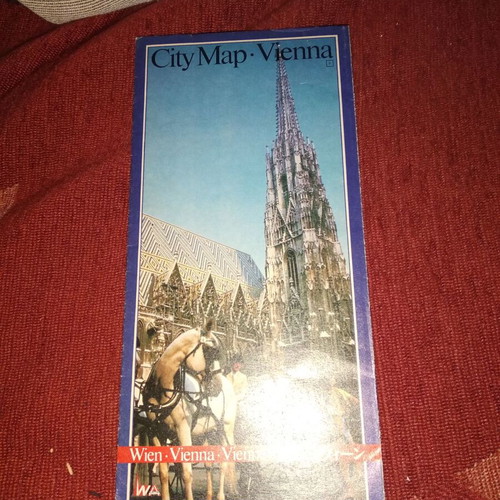 Vienna map used, at least 20 years old