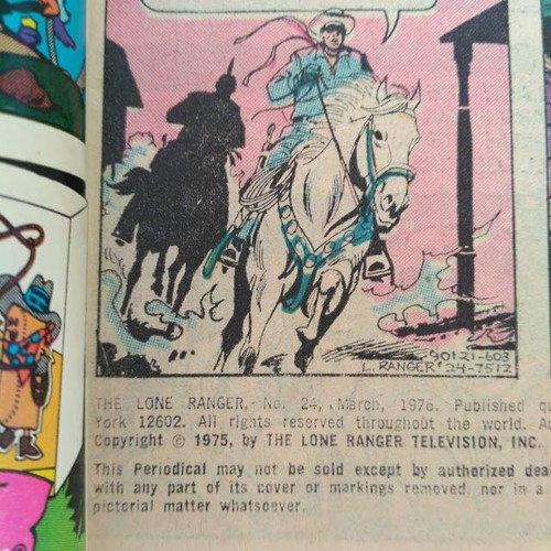 The Lone Ranger #24 used collectible comic 1976