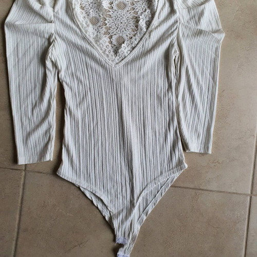 Celestino bodysuit with lace, like new, size S