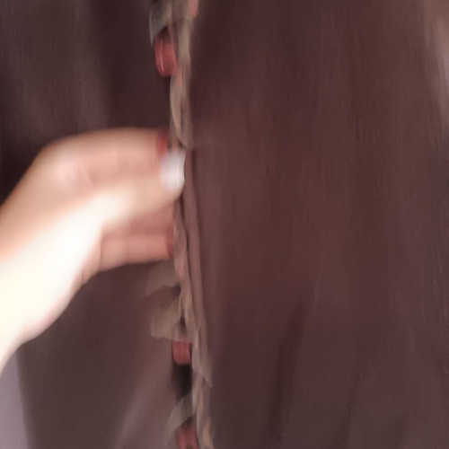 Women's brown cardigan like new with button details