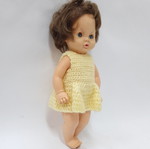 Ideal doll 1970s with original hand-knitted dress