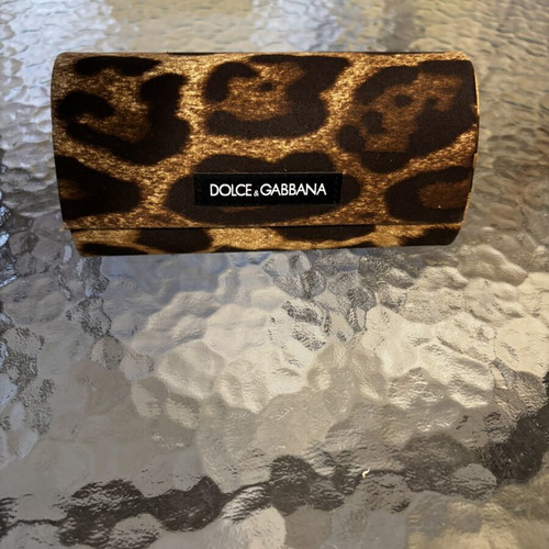 Dolce & Gabbana sunglasses like new, black glossy acetate with gold logo