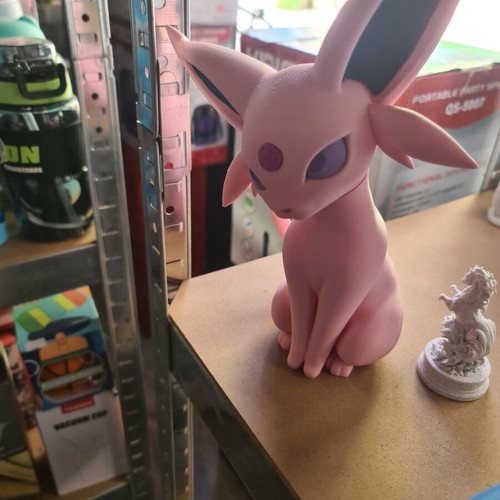Espeon Pink 3D εκτυπωμένο φιγούρα, ψυχικός τύπος