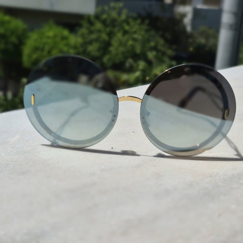Victoria Beckham vintage oversize sunglasses with round lenses